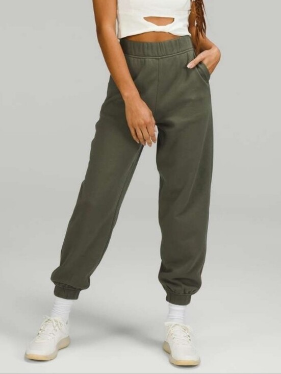 lululemon athletica Pants - Lululemon Relaxed High-Rise Jogger Sz 14 Carob Brown W5DP9S